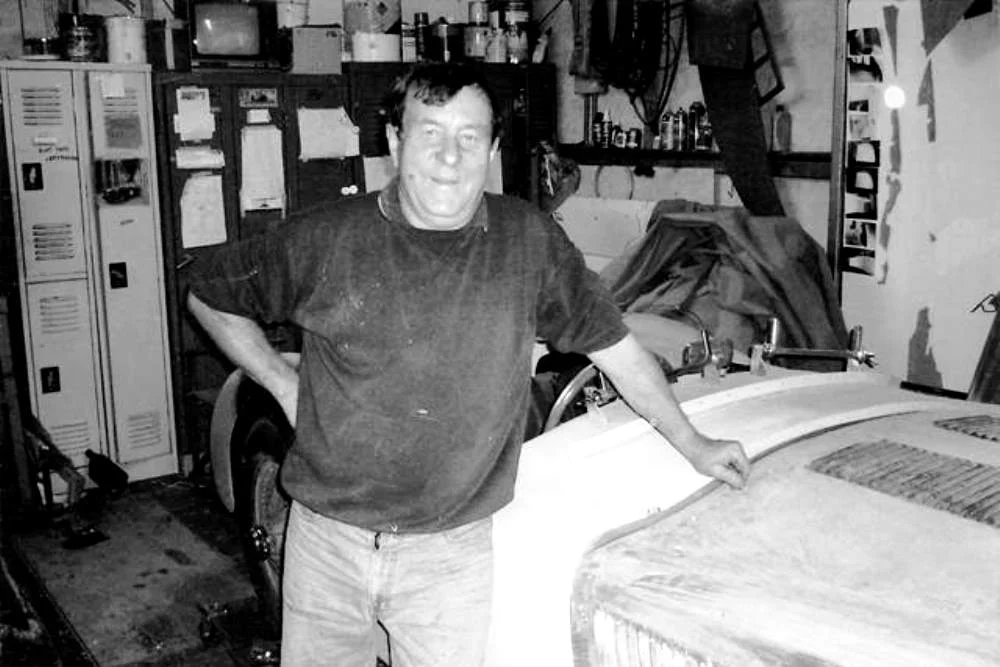 Ray Finch in the workshop