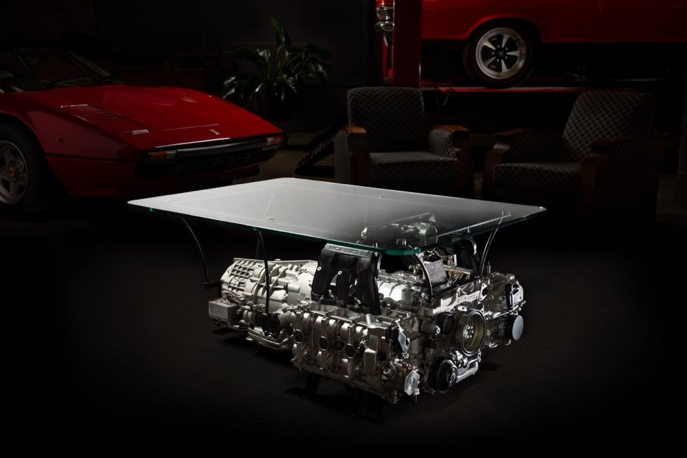 2011 Porsche 911 (991) Engine Coffee Table