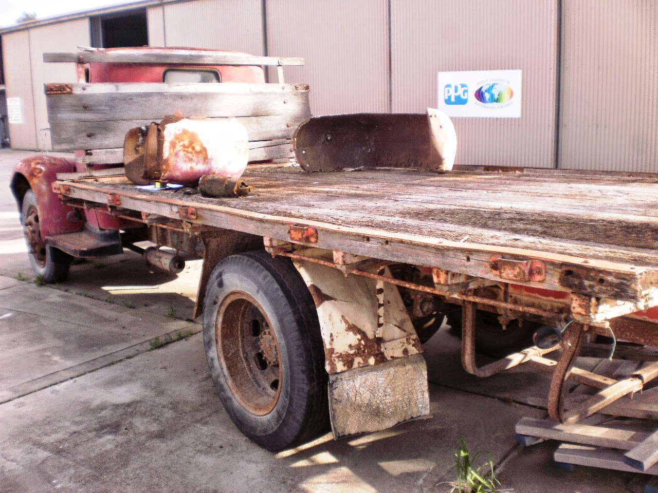 1948 Commer Superpoise as it arrived at Finch Restorations