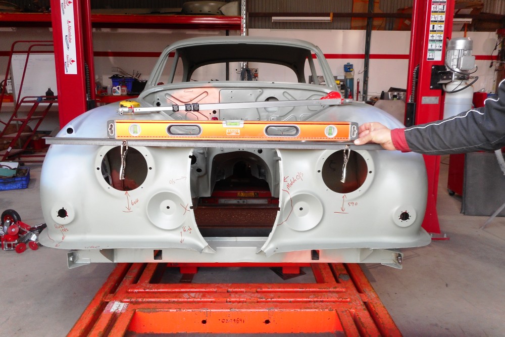 Jaguar Mk2 during Body Repairs at Finch Restorations