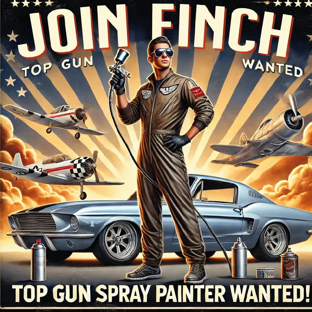 Finch Restorations seek a Top Gun Spray Painter